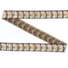 Dekorband SAN 161K vit/guld 2.2cm