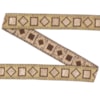 Dekorband SAN 176A brun 2.7cm