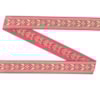 Dekorband SRA 075 cerise/guld 2.2cm