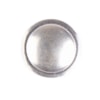 Knapp silverpläterad mässing med ögla 18mm