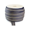 Allmogeband 011 15mm mörkblå beige