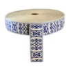 Allmogeband 015 40mm blå vit