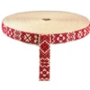Allmogeband 017 25mm röd vit