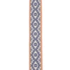 Allmogeband 024 25mm mörkblå vit gul