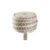 Leksandsband 032 15mm beige vit