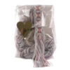 Färdiguppsatt brickbandsväv i ull 2.3m 23mm rosa/blå/vit