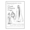Sewing pattern cloak mantle cape
