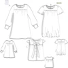 Svenska Mönster Klänning/blus Sara strl 34-46