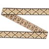 Dekorband SR 3401 svart/guld 2.4cm