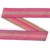 Dekorband SR 2601A rosa 3.6cm