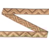Dekorband R 10473A brons/beige 2.2cm