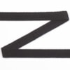 Vävt ylleband fiskben 2.5cm 209-209/01 svart/svart