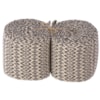Benlindor diamantkypert 9cm 1par 202-209/01 naturvit/svart