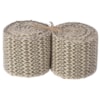 Benlindor diamantkypert 9cm 1par 202-229/01 naturvit/mossgrön