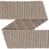 Vävt ylleband diamantkypert 9.0cm 202-292/01 natutvit/brun