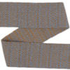 Vävt ylleband diamantkypert 9.0cm 216-241/01 ljusblå/senapsgul