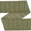 Vävt ylleband diamantkypert 9.0cm 232-202/01 gräsgrön/naturvit