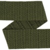 Vävt ylleband diamantkypert 9.0cm 232-209/01 gräsgrön/svart