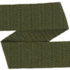 Vävt ylleband diamantkypert 9.0cm 232-229/01 mörkgrön/mossgrön