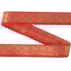 Dekorband KA 001F röd/guld 2.3cm