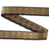 Dekorband KA 001K svart/guld 2.3cm
