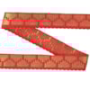 Dekorband KA 002B röd/guld 2.3cm