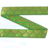 Dekorband KA 002F grön/guld 2.3cm