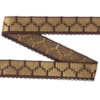 Dekorband KA 002L brun/guld 2.3cm