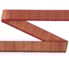 Dekorband KA 004G brunröd/guld 2.3cm