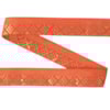 Dekorband KA 006C orange/guld 2.2cm