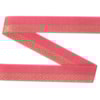Dekorband KA 012 cerise/guld 2.2cm