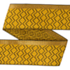 Dekorband KA 031B  gul/svart 5.5cm
