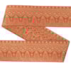 Dekorband KA 037F terrakotta/guld 3.7cm