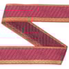 Dekorband KA 062C rosa/guld 3.8cm