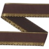 Dekorband KA 066 brun/guld 4.4cm