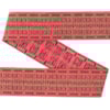 Dekorband NI 004 cerise/guld 3.6cm