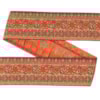 Dekorband NI 035B röd/multi/guld 3.9cm
