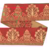Dekorband NI 054 röd/guld 4.8cm