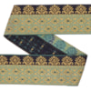 Dekorband NI 090 mint/blå/guld 4.8cm