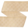Dekorband NI 129 offwhite/guld 5.6cm