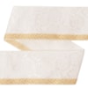 Dekorband NI 130 vit/guld 5.8cm
