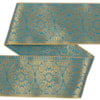 Dekorband BANI204C grön/guld 10.4 cm