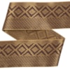 Dekorband BANI205A brun/guld 10.4 cm