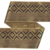 Dekorband BANI205B svart/guld 10.4 cm