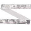Sammetsband BANI223 silver/vit 2.8 cm