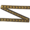 Dekorband OT 004 svart/guld 2.3cm