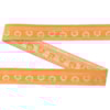 Dekorband OT 031 A ljus orange/guld 2.6cm