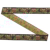 Dekorband OT048H svart/grön/brun 2.2cm