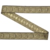 Dekorband OT054 svart/guld  2.5cm