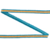 Dekorband RL 10937 E petrol/guld 1.3cm